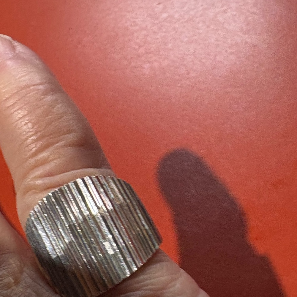 Handcrafted, Sterling Silver Cocktail Ring - Picture 2 of 5